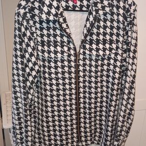 Supreme Black and White Houndstooth Jacket
